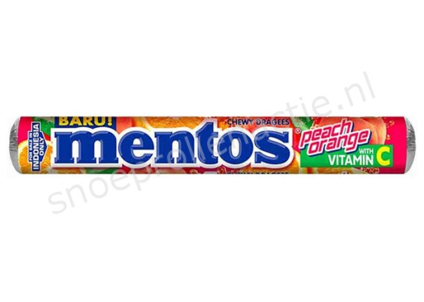 Mentos Peach Orange with Vitamin C